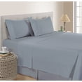 thumbnail image 1 of 100% Tencel Eucalyptus Lyocell Sheets | King 4pc Set | Sateen Weave | Ultra Soft Cooling Bed Sheets | Deep Pocket Sheets | 100% Natural | Lt. Steel Grey, 1 of 4