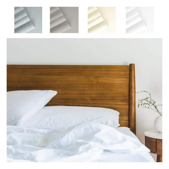 100% Tencel Modal Jersey Pillow Case Set King Ivory