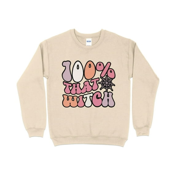 100% That Witch Sweatshirt, Funny Halloween Sweatshirt