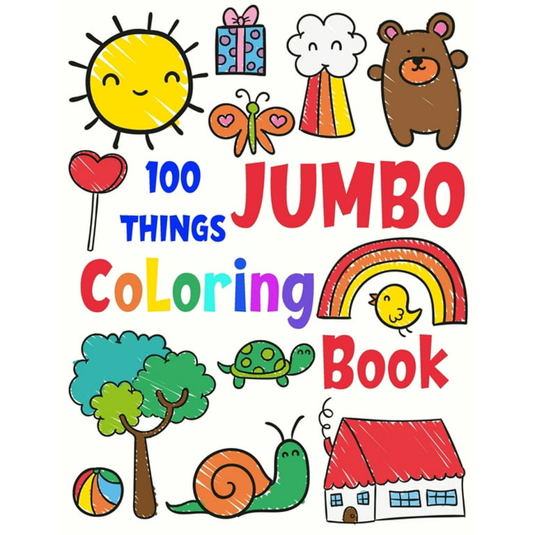 100 Things For Toddler Coloring Book: Easy and Big Coloring Books for  Toddlers: Kids Ages 2-4, 4-8, Boys, Girls, Fun Early Learning (Coloring Book  for Kids): And Friends, Ellie: 9781546567806: : Books