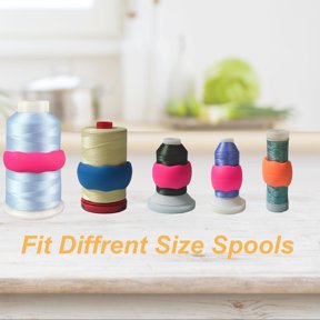 100 Thread Spool Huggers, Silicone Spool Savers for Larger Spools, Keeps Thread Ends and Organized for and Embroidery Machine Thread Spools