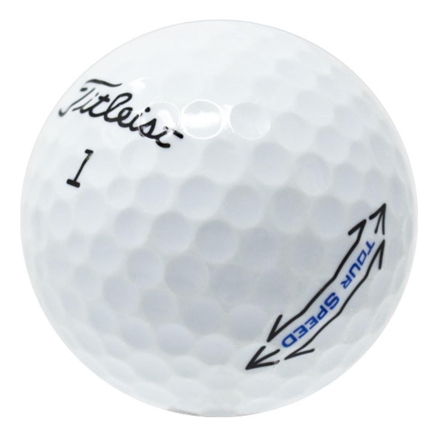 Pre-Owned LostGolfBalls - 100 Titleist Tour Speed Golf Balls in Near Mint Condition, AAAA Quality, Recycled Used Golf Balls, Best Value Golf Balls, White