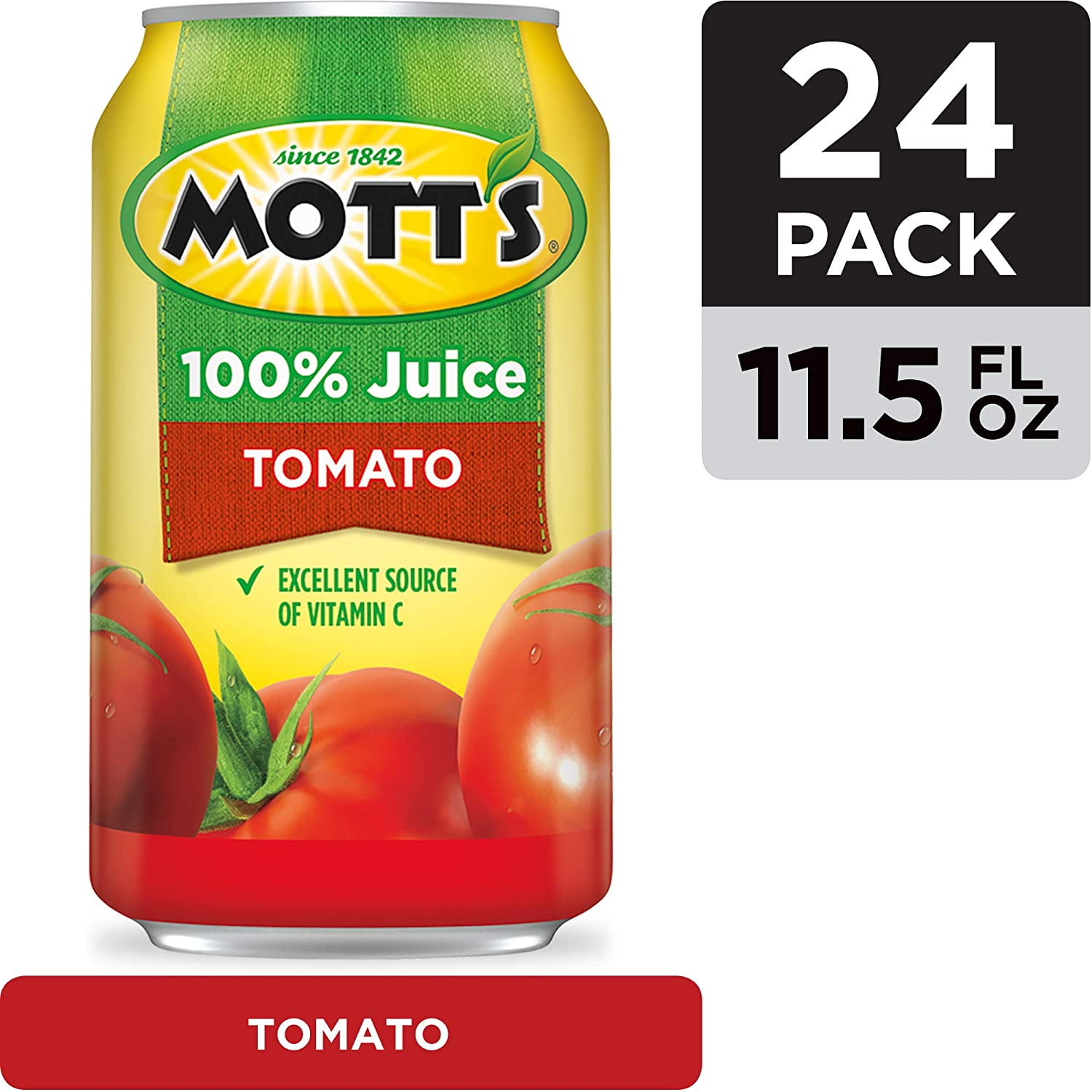 100% Tomato Juice, 11.5 Fluid Ounce Can, 24 Count