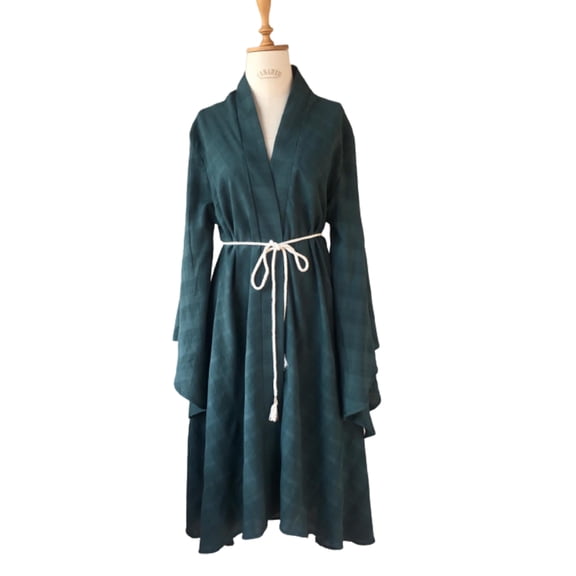 100% Turkish Cotton - Hunter Green Bindalli - With rope tie