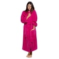 thumbnail image 1 of 100% Turkish Cotton Men and Women Premium Terry Kimono Bathrobe Made in Turkey (Fuchsia, One Size), 1 of 5