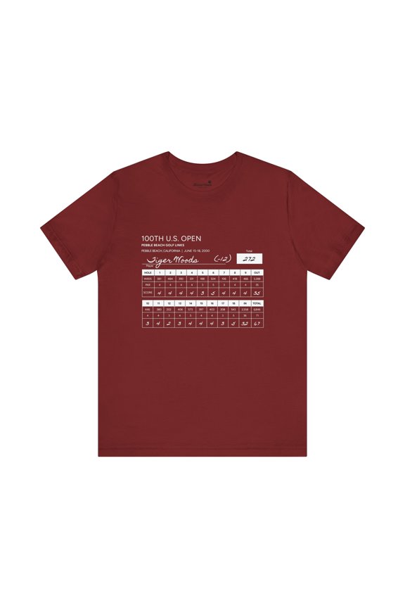 100 US Open | Scorecard | Golf T-Shirt