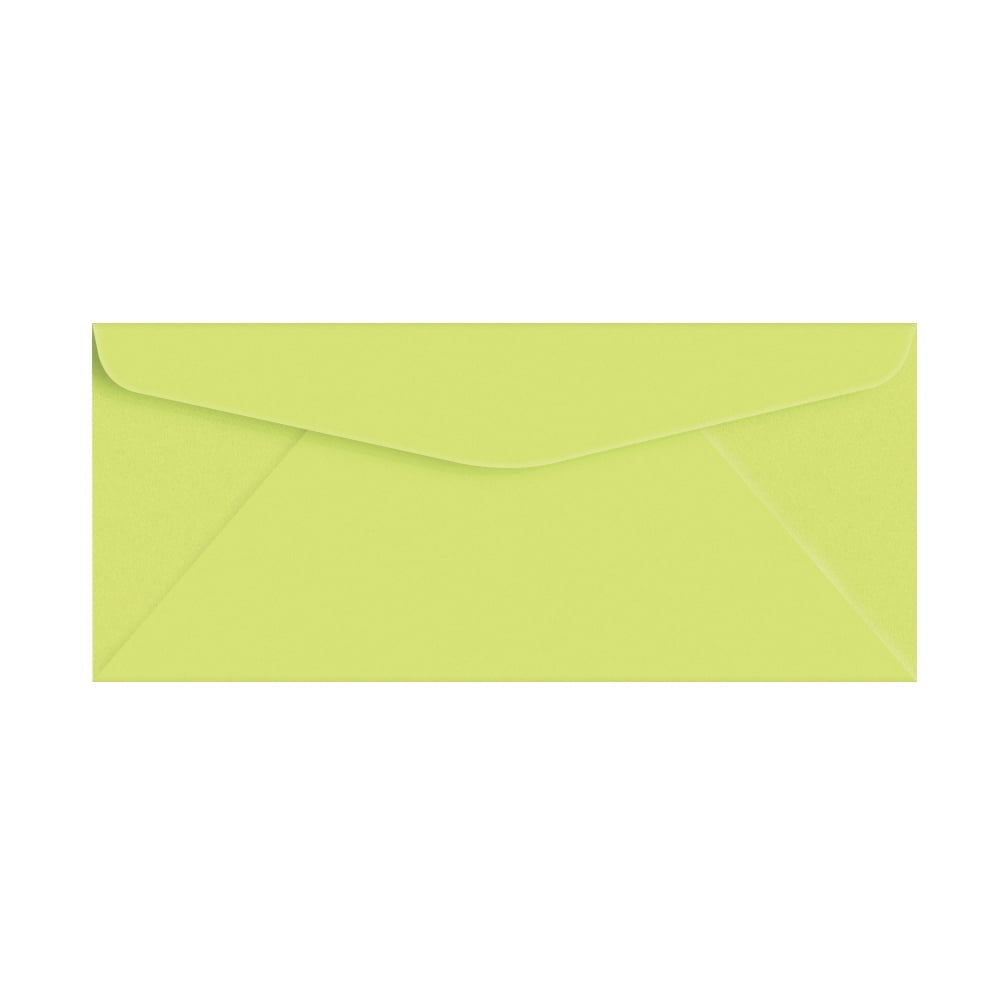 100 Ultra Lime #10 Envelopes - 9.5" x 4.125" - Standard Flap - EnvelopesOn Brand Envelopes