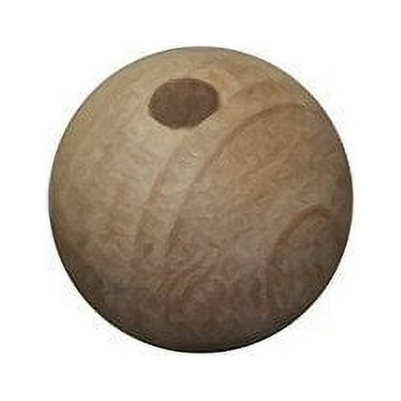 100 Unfinished Wood Beads 16mm, 5/8" Size, by My Craft Supplies
