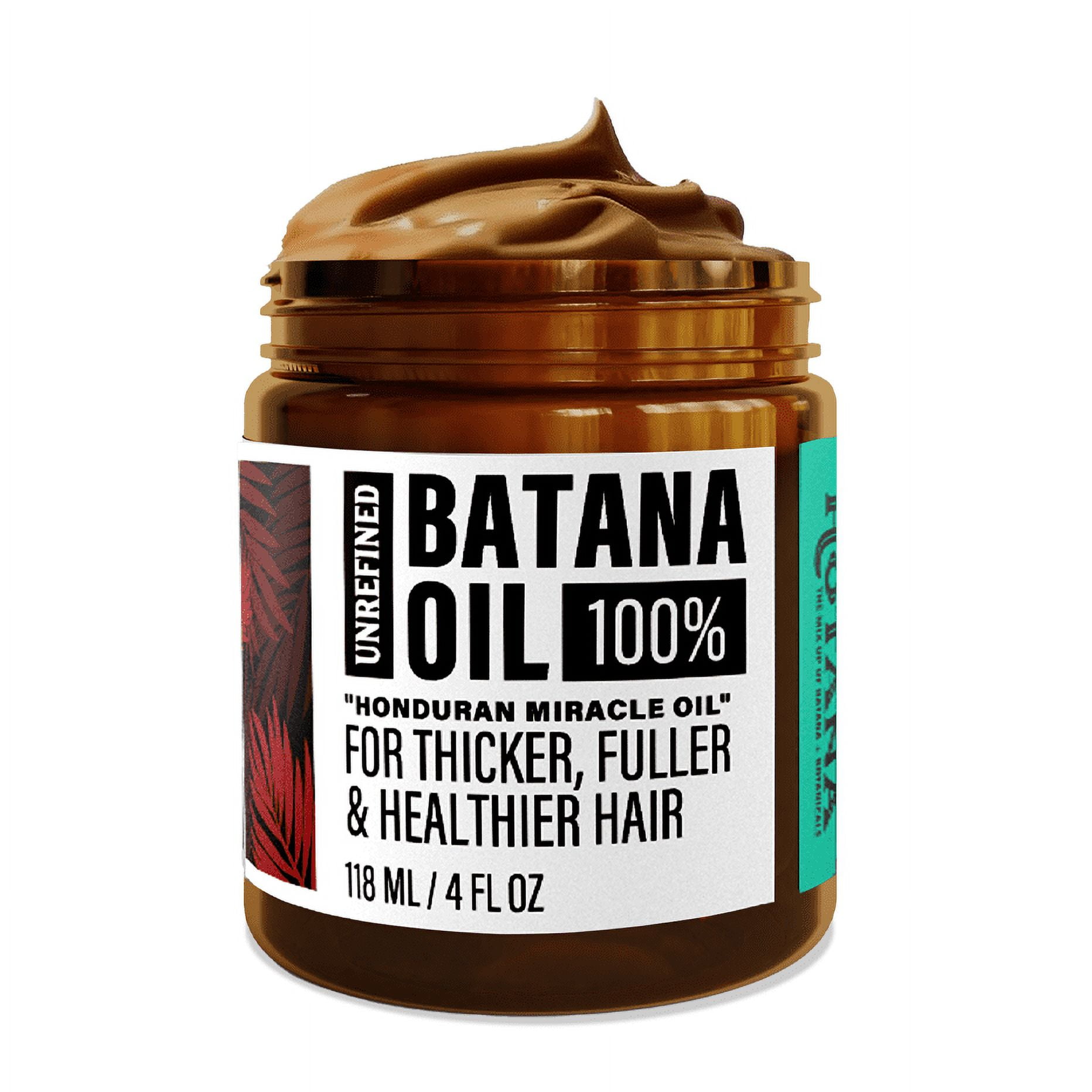 100% Unrefined Batana Oil from Honduras for Healthier Thicker Fuller Hair