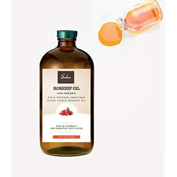 100 Unrefined Cold Pressed Rose Hip Oil 8 fl.oz