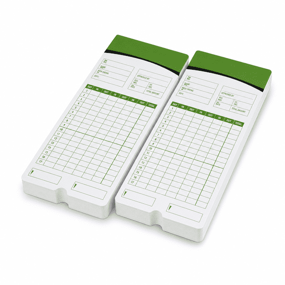 100 Upunch Time Cards for HN3000 Clocks