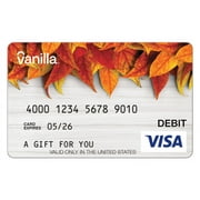 $100 Vanilla® Visa® Fall Leaves eGift Card (plus $5.44 Purchase Fee)