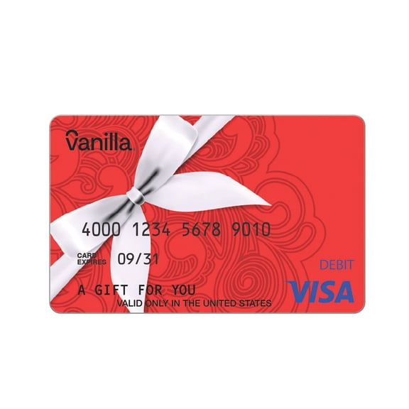Vanilla® Visa® $100 Red Swirl eGift Card (Plus $5.84 Purchase Fee) [Email Delivery]