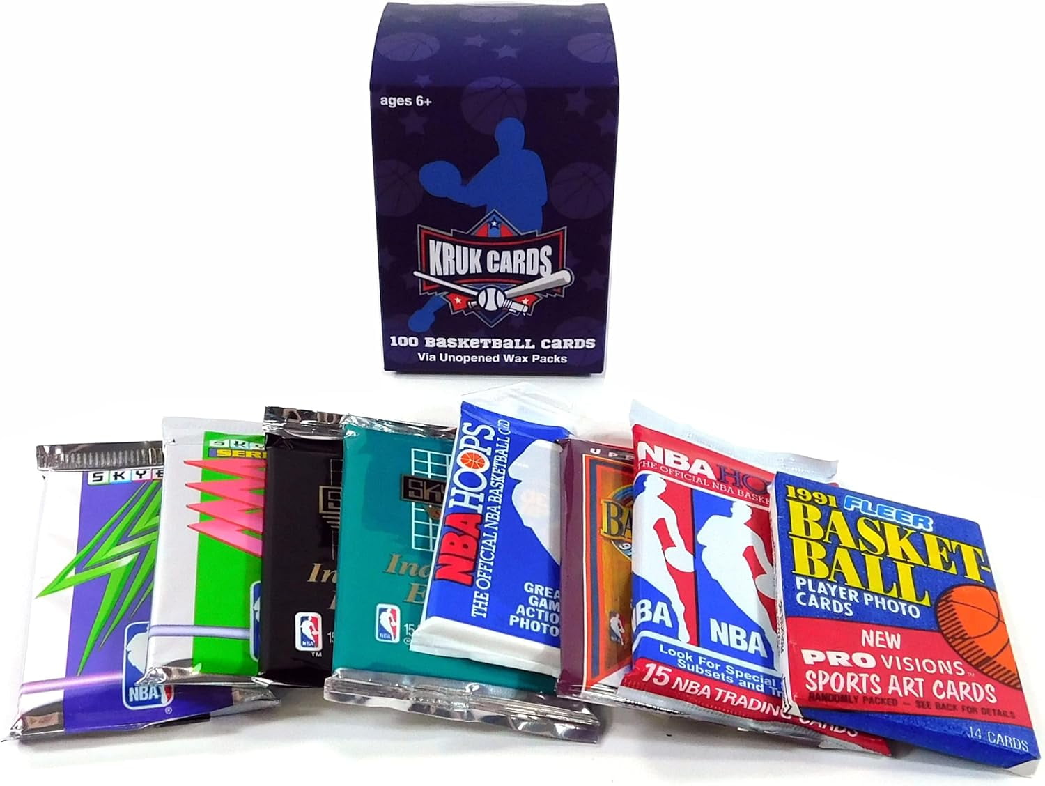 100 Vintage Basketball Cards in Older Factory Sealed Packs - Perfect for New Collectors and all Trading Card Lovers