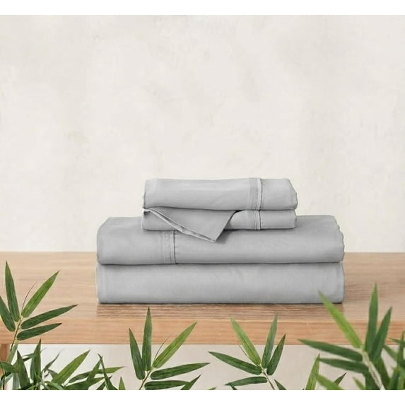 100% Viscose derived from Bamboo 4PC Sheet Set - 600 Thread Count ...