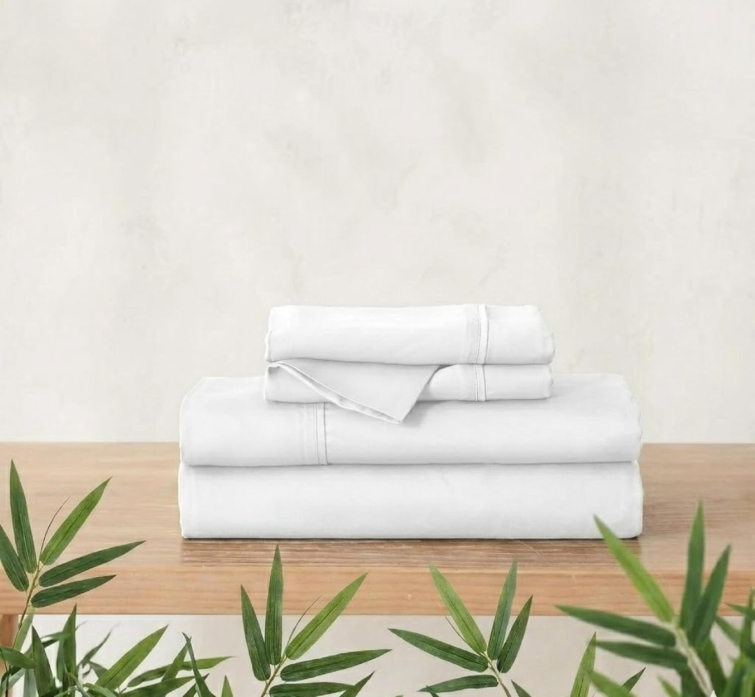 100% Viscose derived from Bamboo 4PC Sheet Set - 600 Thread Count ...
