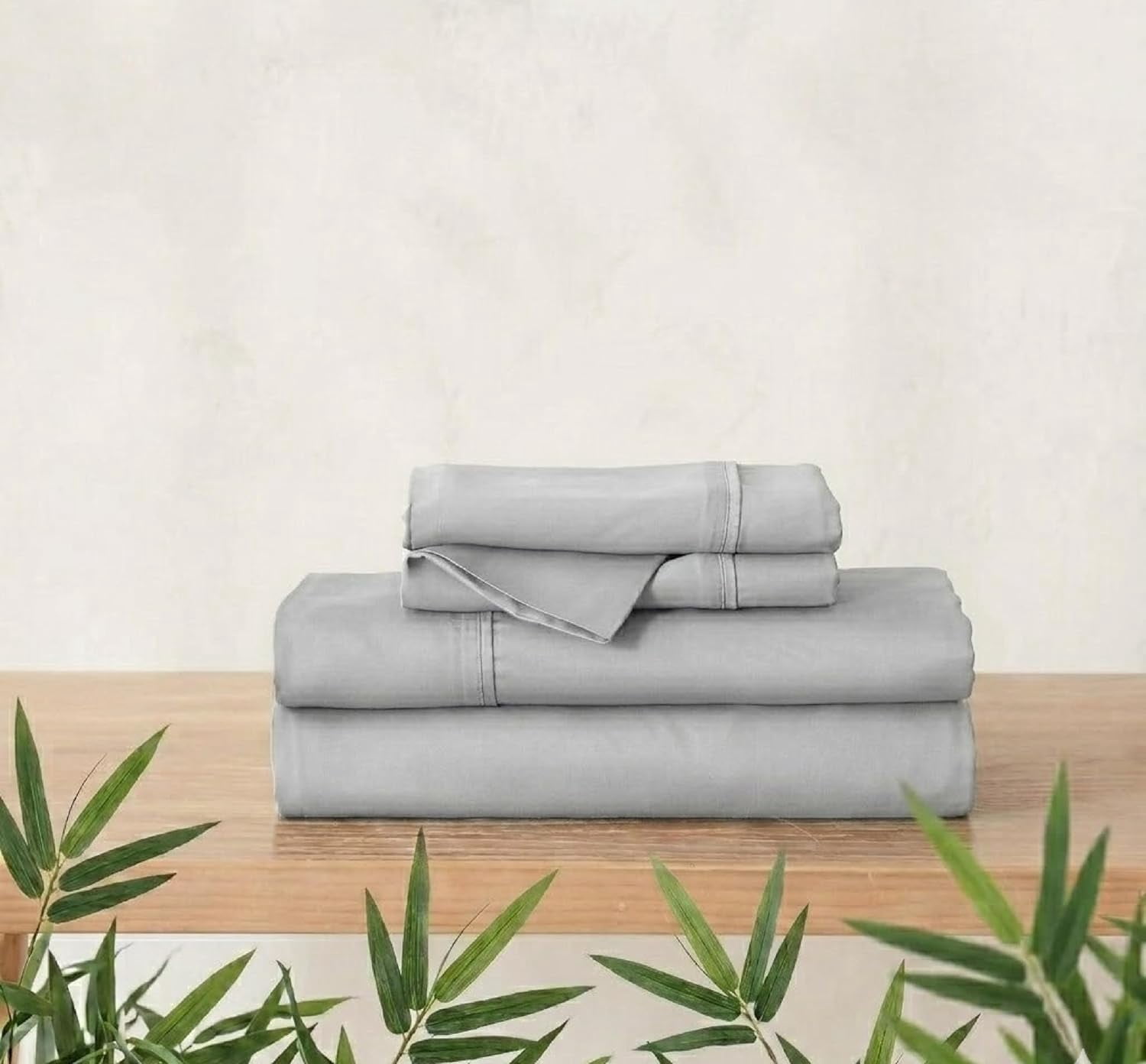 100% Viscose derived from Bamboo 4PC Sheet Set - 600 Thread Count ...