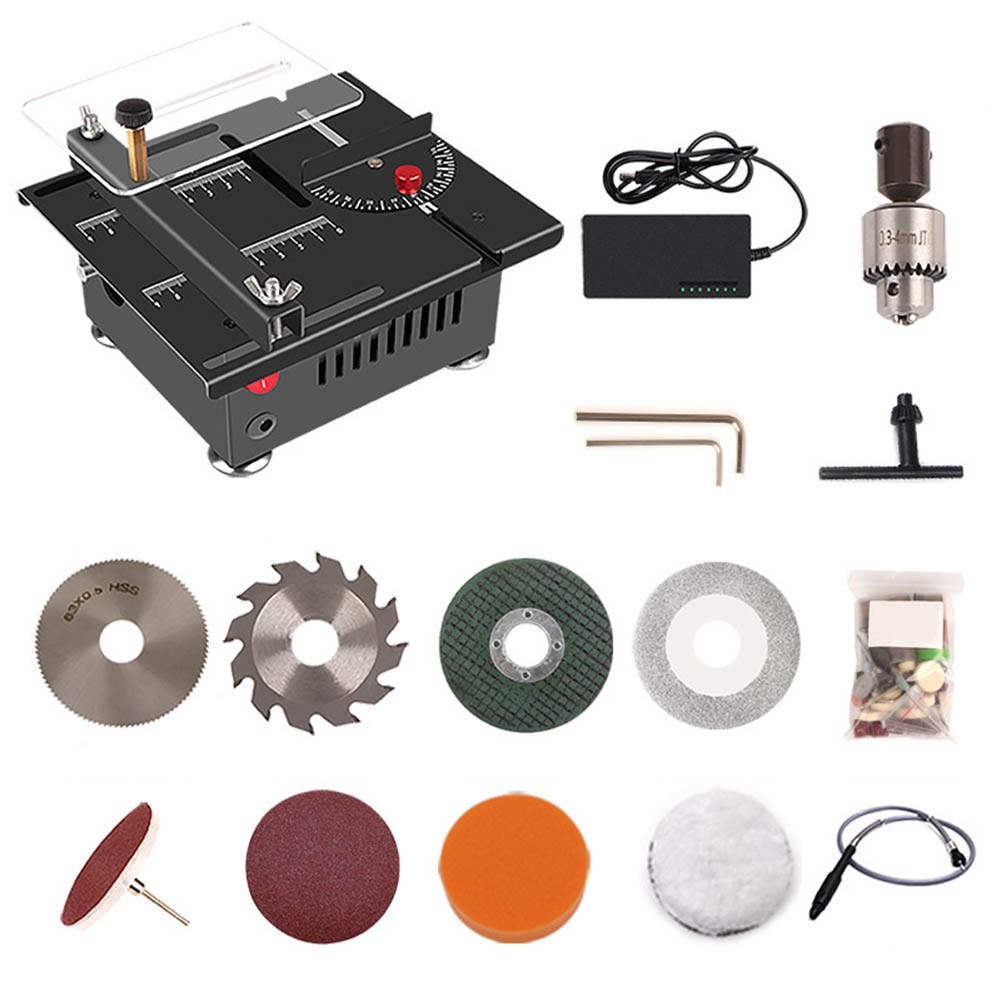 100 W MultiFunctional Portable Precision Electric Table Saw for Crafts