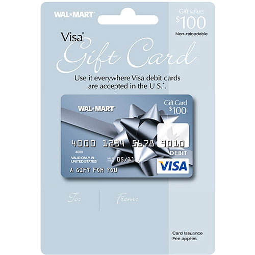 $100 Walmart Visa Gift Card (Service Fee Included) - Walmart.Com