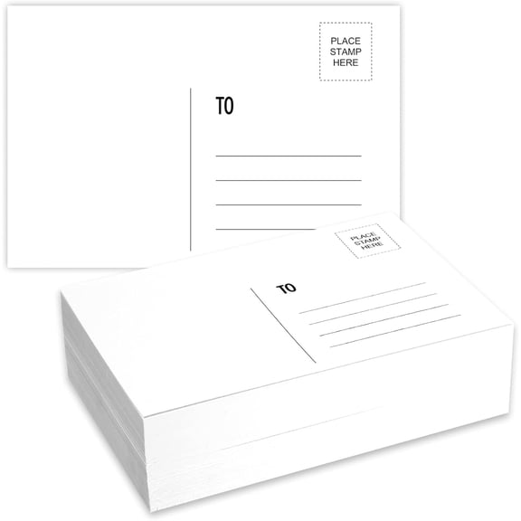 100 Watercolor Postcards 140lb/300gsm Watercolor Paper Postcards Blank 4x6 Inch Valentine'S Day Postcards Gift Paint Artwork Diy Mailing Invitation Cards