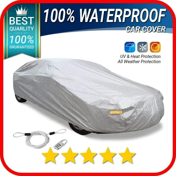 100% Waterproof/All Weather for [Honda Civic] 100% Custom Car Cover (Civic Hatchback 1988-1991)