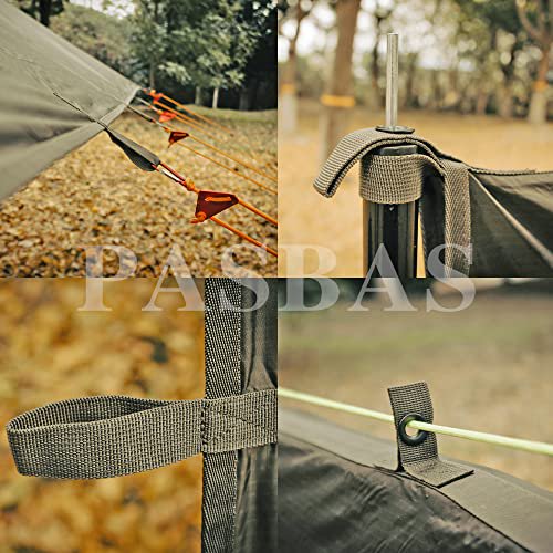 100 Waterproof Camping Shelter,Lightweight Bushcraft Emergency Tarp