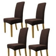 thumbnail image 1 of 100%Waterproof Chair Covers for Dining Room, Stretch Jacquard Dining Chair Slipcovers Removable Washable Chair Protector for Kitchen, Hotel, Restaurant, 1 of 7