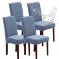thumbnail image 1 of 100%Waterproof Chair Covers for Dining Room, Stretch Jacquard Dining Chair Slipcovers Removable Washable Chair Protector for Kitchen, Hotel, Restaurant, 1 of 7