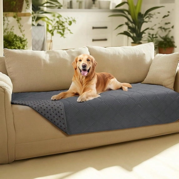 100 Waterproof Couch Cover Blanket for Dogs AntiSlip Pet Couch ...