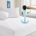 thumbnail image 1 of 100% Waterproof Knit Mattress Protector Stretch up to 21", Deep Pocket Design, 1 of 7