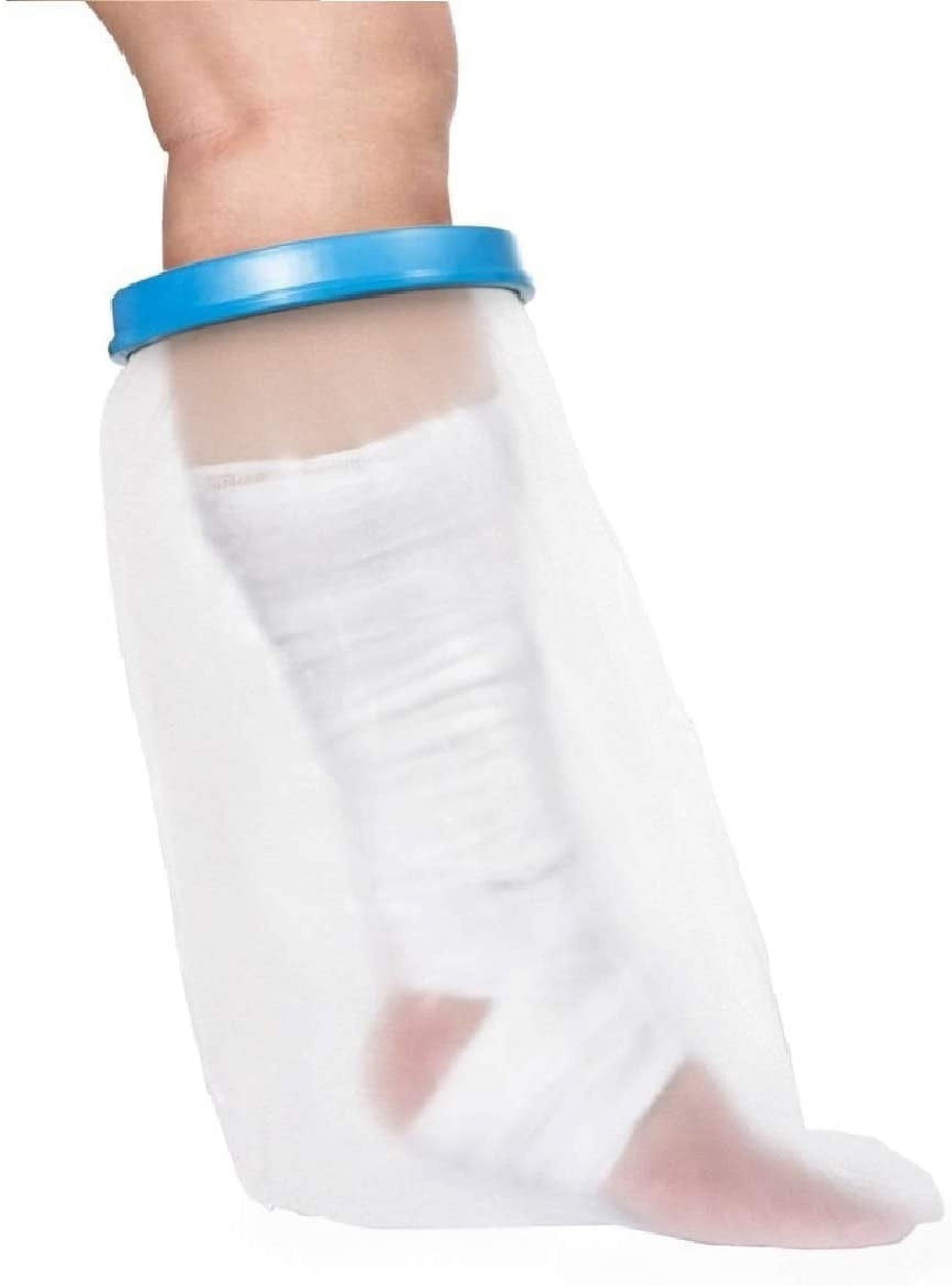 100 Waterproof Leg Cast Cover for Showering, Reusable Covers for Leg