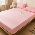 100 Waterproof Mattress Cover Fitted Bed Sheet with Elastic Band Anti