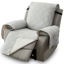 100% Waterproof Recliner Chair Cover, Non Slip Recliner Covers for Recliner Chair with Pocket, Washable Reclining Chair Cover Furniture Protector for Kids, Pets