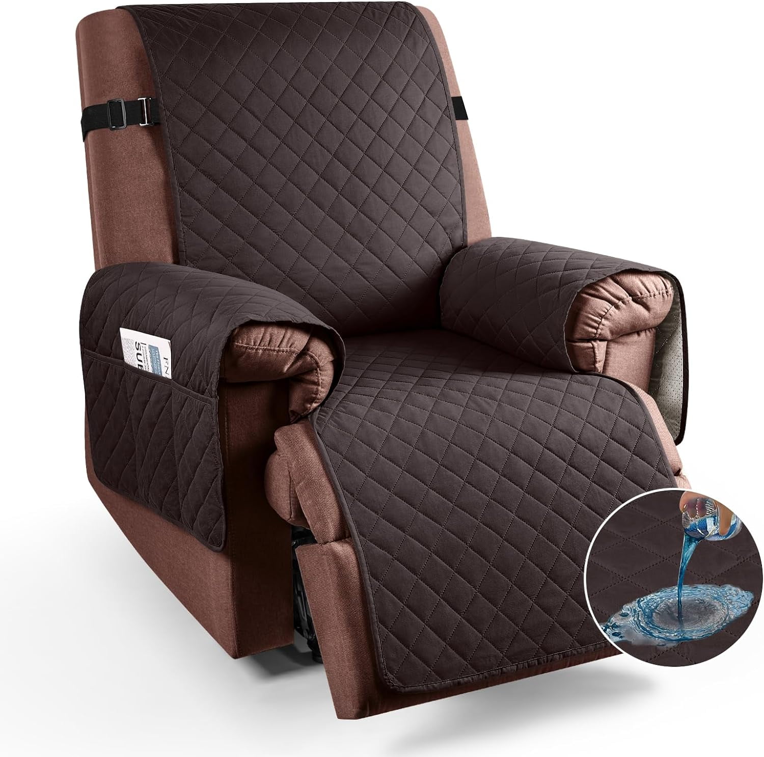 100 Waterproof Recliner Chair Cover, Reclining Couch Covers for Pets