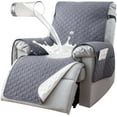 thumbnail image 1 of Aorsher 100% Waterproof Recliner Chair Covers That Stay in Place, Non-Slip Recliner Cover with 5 Pockets, Elastic Straps, Washable Reclining Chair Protector for Kids, Pets, Dogs, Light Gray, 28in, 1 of 16