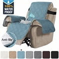 thumbnail image 1 of 100% Waterproof Recliner Cover for Large Recliners - Pet-Resistant Non-Slip Furniture Protector with Soft Cotton Finish Crafted Sofa Recliner Protector, Recliner, Blue, 1 of 6