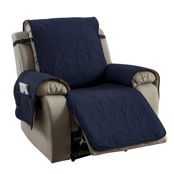 100% Waterproof Recliner Cover - Recliner Cover with Non-Slip Granule, Recliner Chair Covers with Elastic Band, Recliner Chair Covers for Reclining Chair