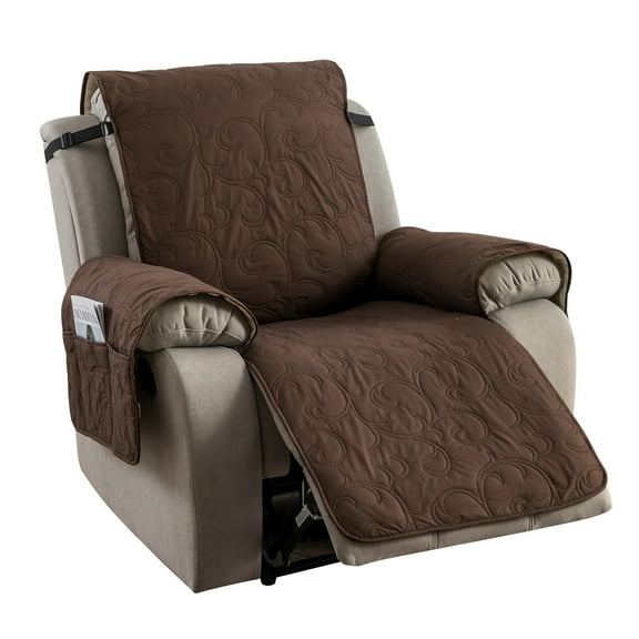 100% Waterproof Recliner Cover - Recliner Cover with Non-Slip Granule, Recliner Chair Covers with Elastic Band, Recliner Chair Covers for Reclining Chair