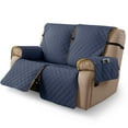 thumbnail image 1 of 100% Waterproof Recliner Sofa Cover 2 Seat Reclining Couch Cover for 2 Cushion Couch Waterproof Recliner Sofa Protector Cover Pets with Non Slip Backing and Strap, 1 of 8