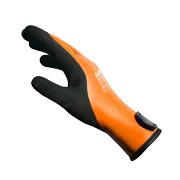 Safedenn Waterproof Winter Thermal Work Gloves, Hook and Loop Strap, Latex Coated, Unisex, Size L