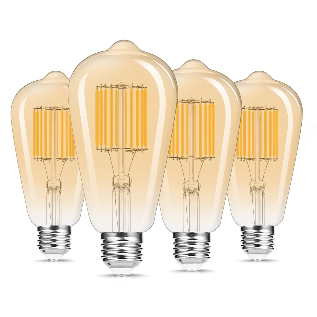 100-Watt Equivalent ST64 Edison LED Light Bulb Antique 2700K Warm White ...