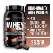 Nutrex Research 100% Whey Protein Powder Concentrate and Isolate Chocolate 2lb