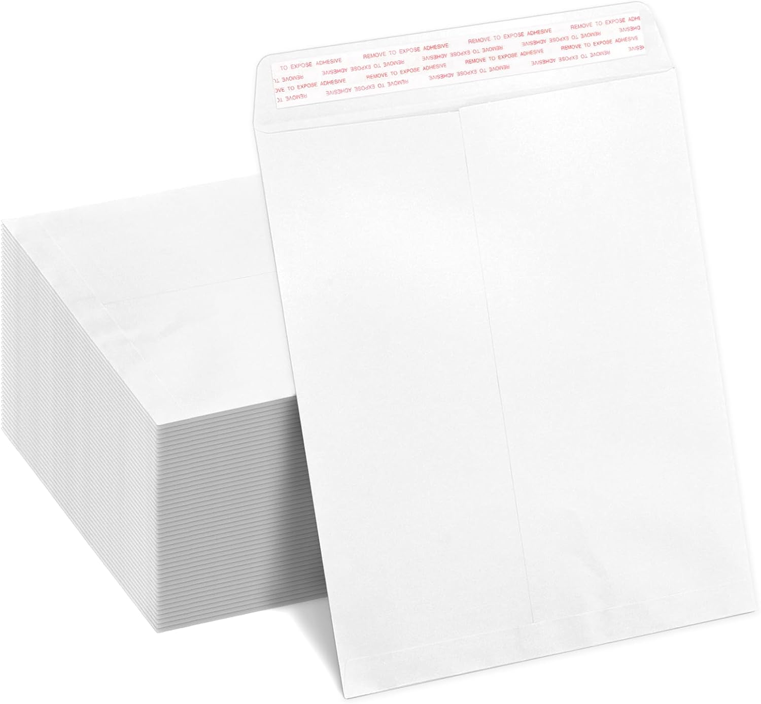 100 White Envelopes 9x12 Self Seal, Catalog Large Mailing Envelopes 9x12 Letter Size - 80GSM Paper