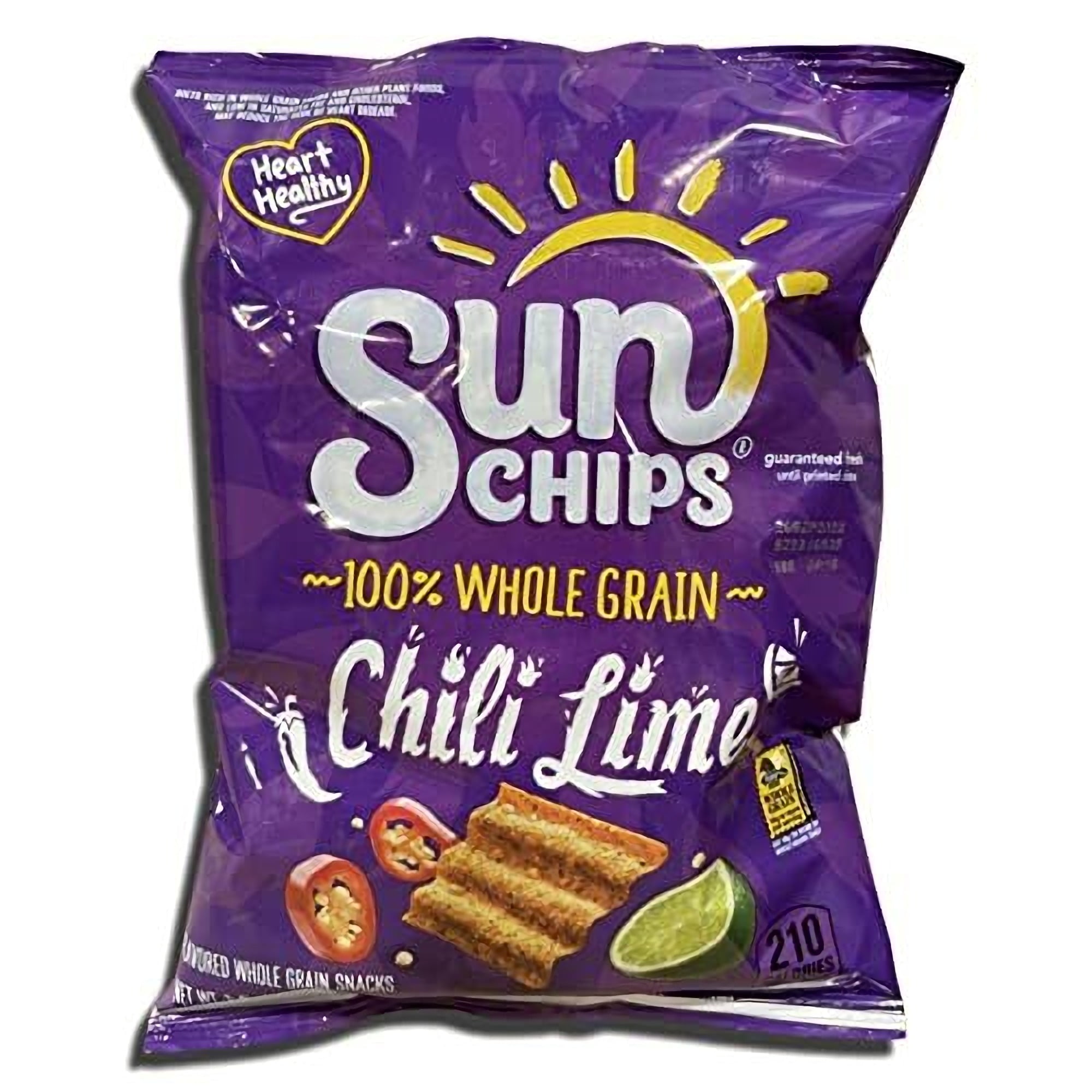 100 Whole Grain Chili Lime Sun Chips Value Pack by Tribeca Curations