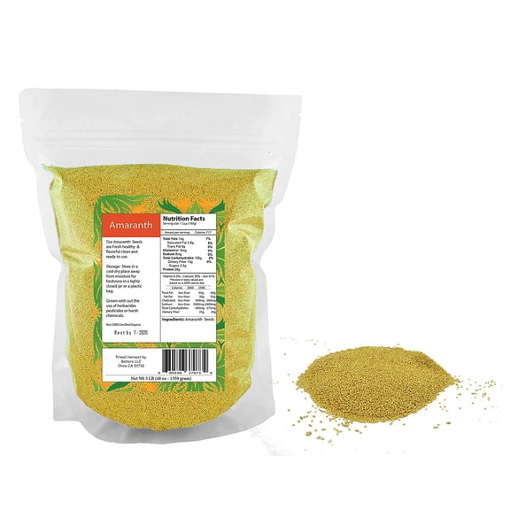 100% Whole Grain Organic Amaranth Seeds(12 OZ )
