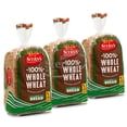 thumbnail image 1 of 100% Whole Wheat Bread Sliced - 3 Pack - 16 oz per Loaf | Delicious Sandwich Bread | Kosher Bread | Dairy & Nut Free | 2-3 Day Shipping | Stern’s Bakery, 1 of 6