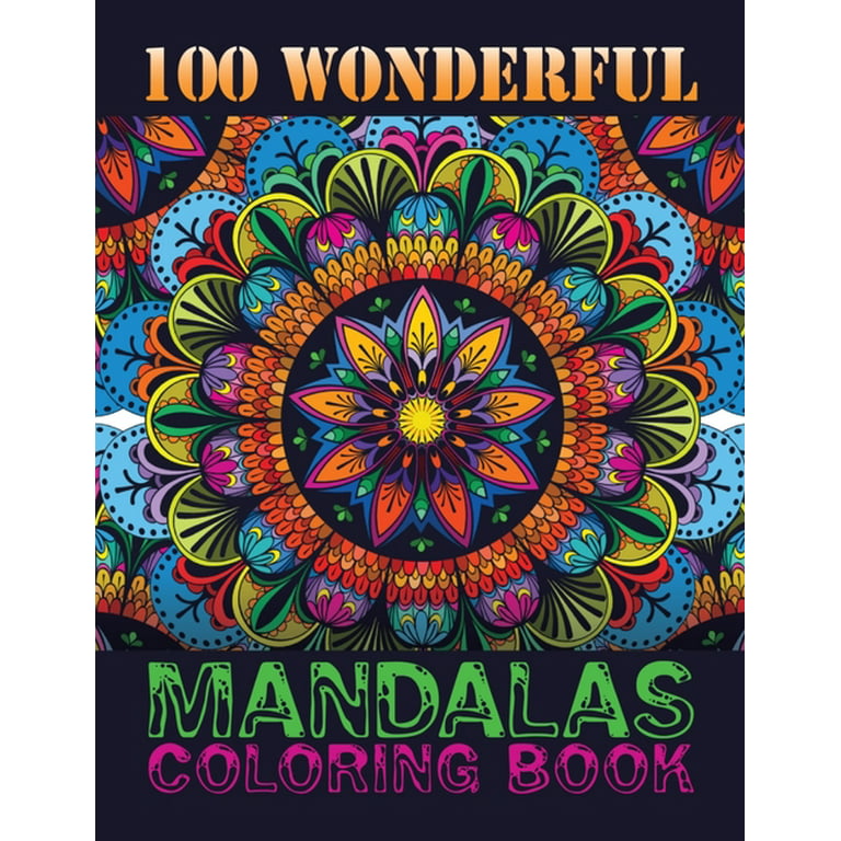 Flower Coloring Book of Mandalas: The Mandala Coloring Book Variety of  Mixed Mandala Designs Coloring Pages Relaxing Adult Teen Color  Illustrations Ca (Large Print / Paperback)