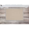 thumbnail image 1 of Contemporary Home Living 1.75' x 2.75' Tufted Solid Bordered Area Throw Rug - Brown and Ice Blue, 1 of 7