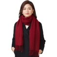 thumbnail image 1 of 100% Wool Scarf - Men and Women Winter Warm Soft Luxurious Solid Colors Gift Box 72x12inch, 1 of 5