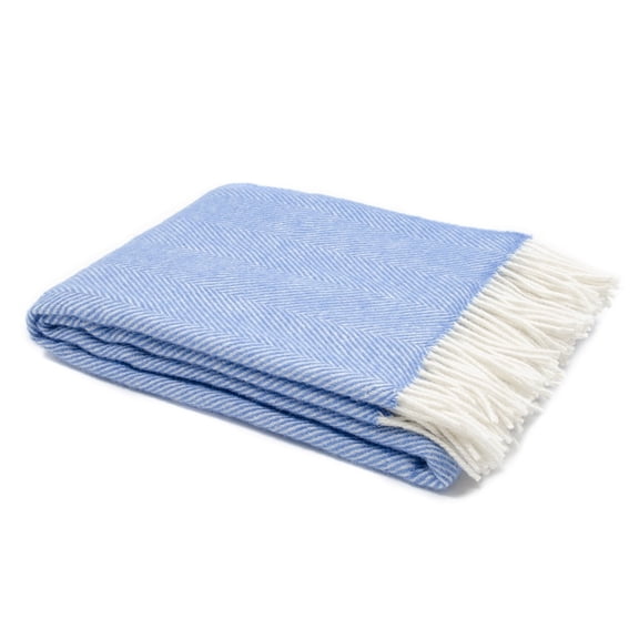 100% Wool Throw blanket 51x75 Barker Textiles